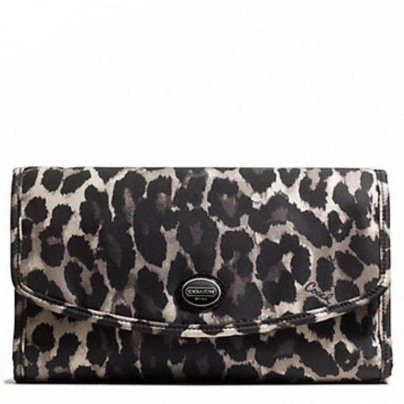 Coach Handbags - Coach Ocelot Travel Getaway Cosmetic Toiletry Bag